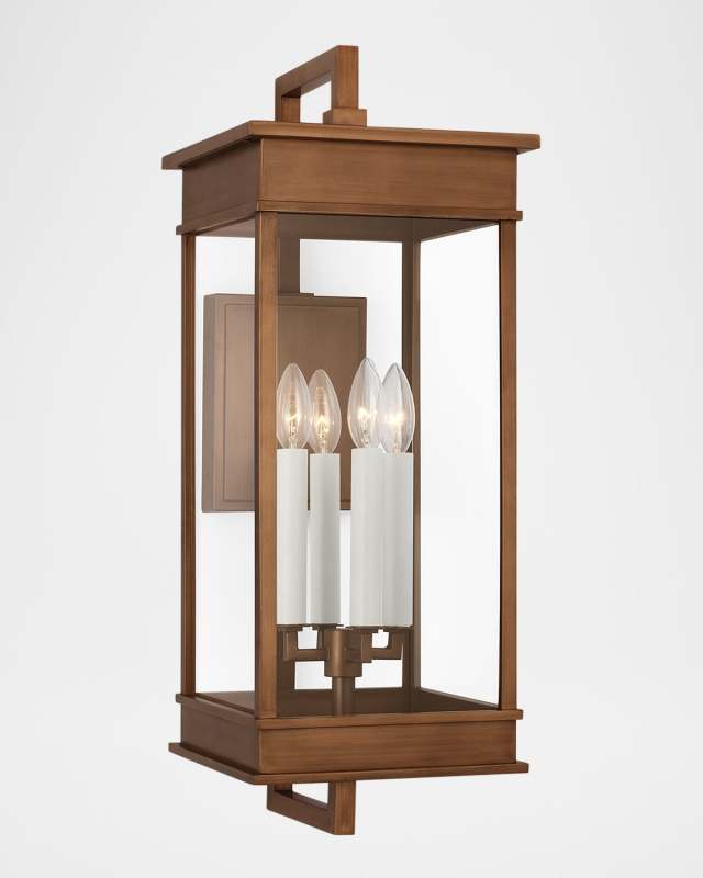 Cupertino 3-Light Large Bracket Wall Lantern by Chapman & Myers